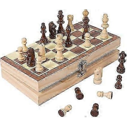 Sjaksett for barn | magnetisk sjakk for bordspill | reisesjakkleke, sammenleggbart sjakkbrett med innebygd oppbevaring, julebursdagsleke sjaksett