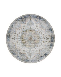 Matta Tarfaya Kerman Rund Creme - 240 cm ø - KM Carpets