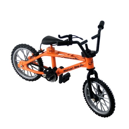Mini Finger Bmx Fan Toy, Alloy Functional Bicycle Orange(1kpl,ora