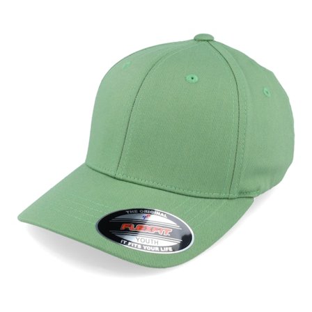 Flexfit - Verde flexfit Gorra - Kids Dark Leaf Green Flexfit @ Hatstore