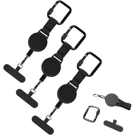 2/3-pakka sisäänvedettävä varkaudenestopuhelinhihna, säädettävä puhelinteline hiihtoon ja ulkoiluun