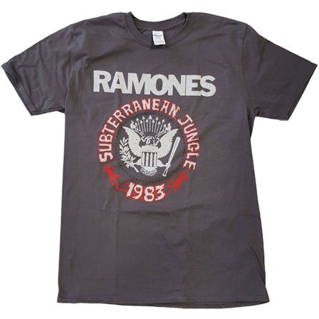Ramones Unisex Adult Subterranean Jungle T-Shirt XXL Charcoal G