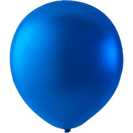 Ballonger Latex Blå Metallic - 10-pack | 30 cm (12 tum)