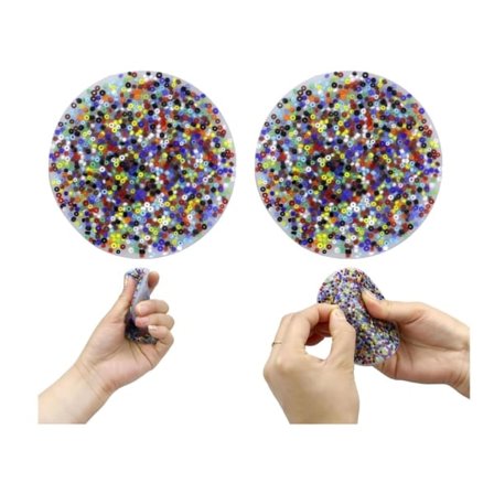 8*8cm Hudplukke Fidget Leker, Anti Hudplukke Pads Plukke Pad Angst Finne Popping Leke Triktillomani Fidget Leke for Hudplukkere 5 stk