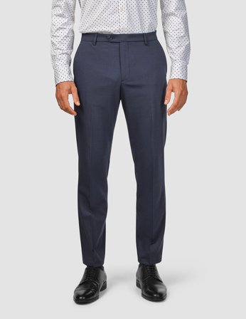 Shaping New Tomorrow - Tech Wool Suit Pants - Navy - Regular Fit - Herre - Størrelse 38/32