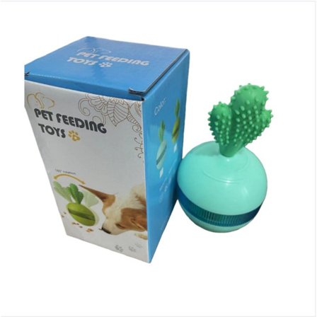 2-i-1 Kæledyrsgodbid Dispensere og Bidering Legetøjsbold til Hunde og Katte