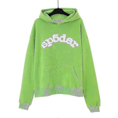 Sp5der Hip-hop 3D-painettu collegepaita miehille ja naisille, yksivärinen huppari, rento setti