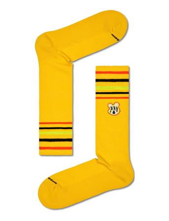 Bear With Me Crew Sock Underwear Socks Regular Socks Gul Happy Socks*Betinget Tilbud