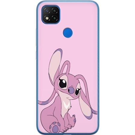 Xiaomi Redmi 9C Gjennomsiktig deksel Stitch rosa