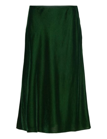 Velvet A-Line Skirt Green Lauren Ralph Lauren