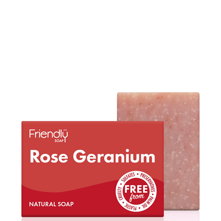 Friendly Soap Såpe Rosengeranium 95 g