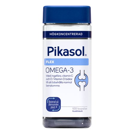 Pikasol Omega-3 Flex 100 kapslar