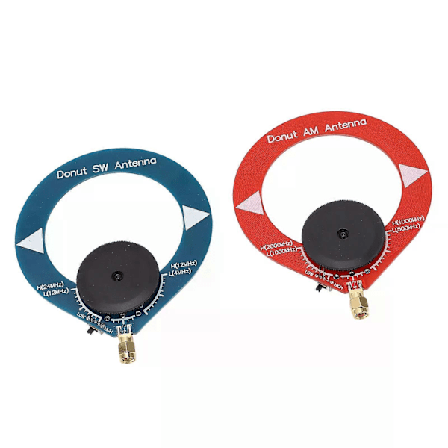 Donut AM Antenn Loopantenn Donut AM MW SW Antenn Anti-interferens Portabel Loopantenn för Kortvågsradio