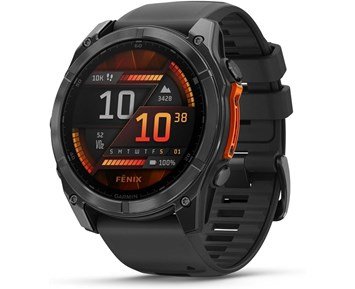 Garmin-Fenix 8 AMOLED 51mm, SltGry SS-Sportsklokke med avansert GPS og sportsspesifikk trening-Personal training-Smartklokker fra Garmin