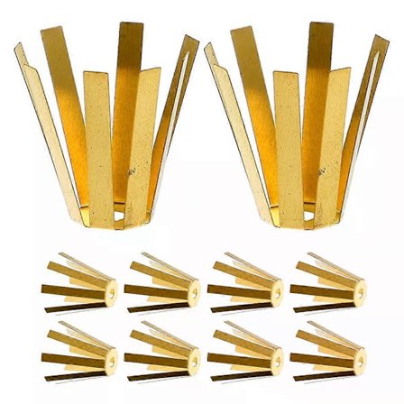 Golf Mässingsadaptershims, 10 st Förlängningsbara Skaft för Juniorgolfare