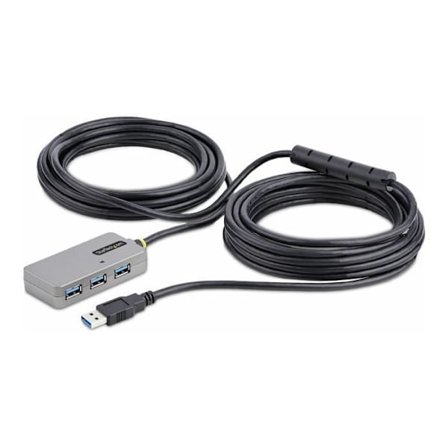- StarTech.com - StarTech.com USB Extender Hub, 10 m USB 3.0 förlängningskabel med 4-portars USB Hub, aktiv/bussdriven USB Repeater C