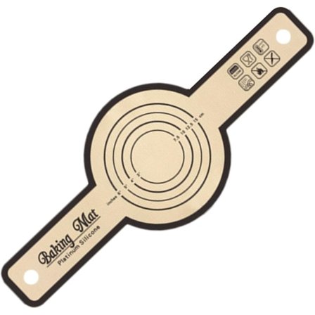 Dejrullematte, silikone dejmatte | Foldbar silikone brødløfter Brødbagningsmåtte, Æltningsrullematte Silikone brødmåtte med præcis skala