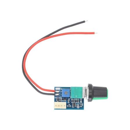 Dc 12v Justerbar 0%-100% Pwm fläkthastighetskontroll med rattbrytare 4-tråds fläkthastighetsregulator NoiseC[C] As Shown