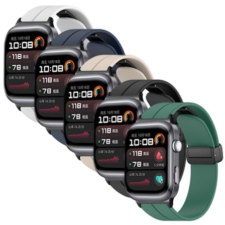 SKALO Silikonarmband metallspänne Huawei Watch D2 - Fler färger