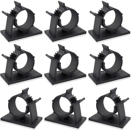 Justerbare Kabelbinderklips 3m Klæbende Trådklips Nylon Trådklemmer Til Bil