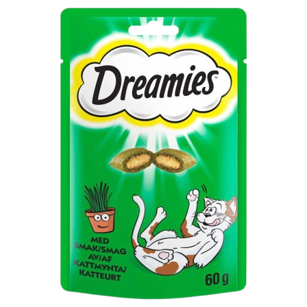Dreamies - Kattgodis Kattmynta 60 g - Katt - Kattegodteri & kattegress - Belønningsgodbiter katt - ZOO.no