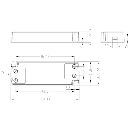*LED strømforsyningstransformator - 15W, 12V DC, 1.25A - Konstant spenning for LED-striper og G4, MR11, MR16 LED-pærer*