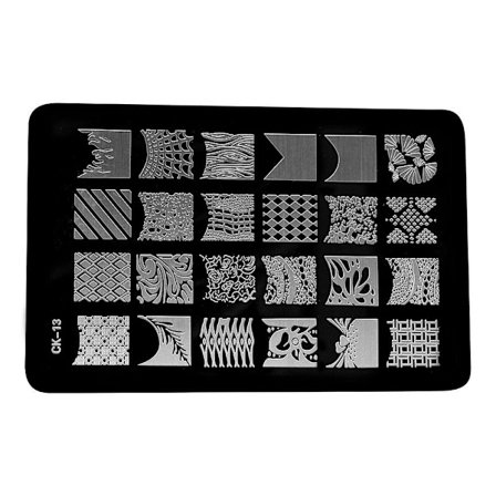 Leimalevy - Kynsikoristeet - CK13 - Suorakulmio