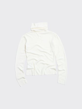 Holzweiler Merino Rib Turtle - Ecru - Women's - L
