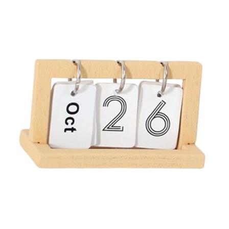 1:12 Skala Dockhusbordskalender Miniatyr För Diy Modell Liv