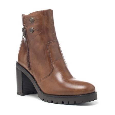 Nerogiardini, Heeled Boots Bruin, Dames, Maat:39 EU