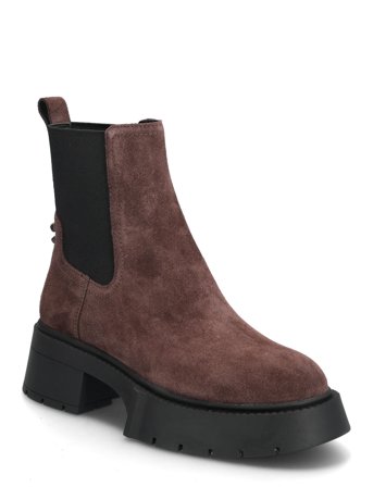 Coach Leah Platform Chelsea Bootie - Brown - 40.5
