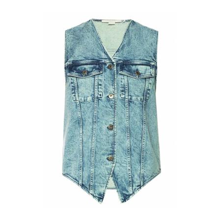 Stella Mccartney - Yttervästar - Blå - Dam - Storlek: S, Dam, Storlek: S
