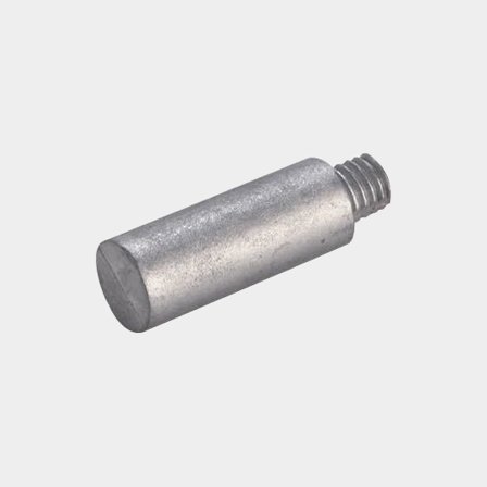 Ánodo de zinc Tecnoseal, para motor interior, 3/8", Ø12 mm x 40 mm, sin tuerca