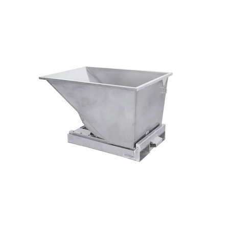 Tippcontainer, rostfri 316, 300 liter