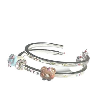 2st björnfestarmband, sött armband
