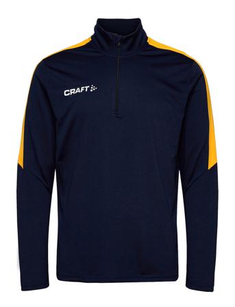Progress Halfzip Ls Tee M Sweat-shirts & Hoodies Fleeces & Midlayers Sininen Craft