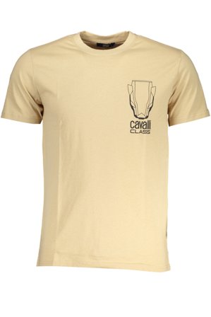 Cavalli Class T-shirt Maniche Corte Uomo Beige