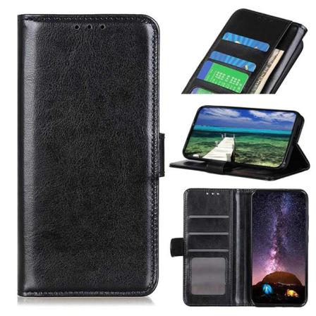Motorola Edge 30 Pro Pl nboksfodral PU-L der 4-FACK Black