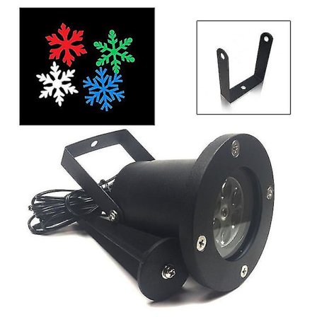 Laser Snefnug Projektor Udendørs Vandafvisende LED Lys