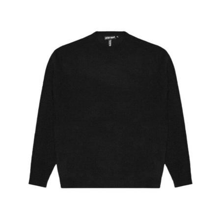 Antony Morato, Trui- AM Sweater Slim FIT IN Wool Mohair Blend Zwart, Heren, Maat:XL