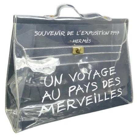 Hermès Vintage, Pre-owned Vinyl handbags Wit, Dames, Maat:ONE Size