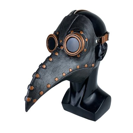 Halloween, Stegosaurus Plague Doctor Bird, Lang Nese Nebb, Steampunk Halloween Latex Material