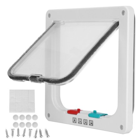 Kattesikkerhetsgrind med liten kjæledyrdør for sikkerhet i hjemmet