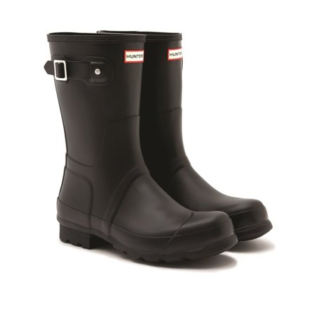 Hunter Boots Ltd Men's Original Short Wellington Boots Men wellington boots Black UK 7/EU 40/41