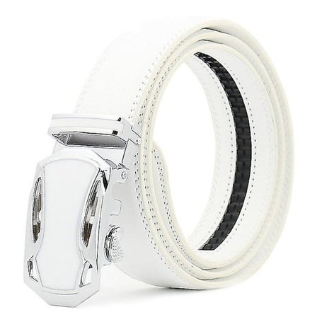 Gina Free Logo Herr Spärrbälte i äkta läder med automatiskt spänne