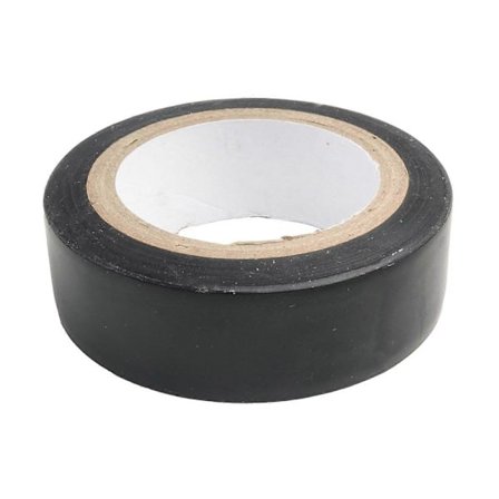 Sähköteippi - 1 rulla mustaa sähköteippiä, 17 mm x 10 m, ammattikäyttöön tarkoitettu eristävä PVC, liima yleisiin koti-, ajoneuvo-, auto- ja 