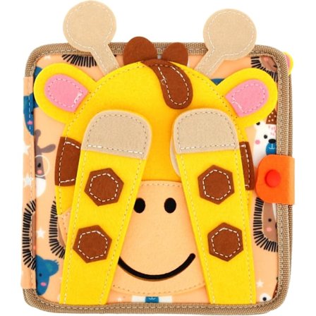 Montessori Stillebok for Småbarn 1-3 år, Myke Baby Filtbøker, Sensorisk Leketøy, Småbarn Opptavle, Førskole Læringsleketøy