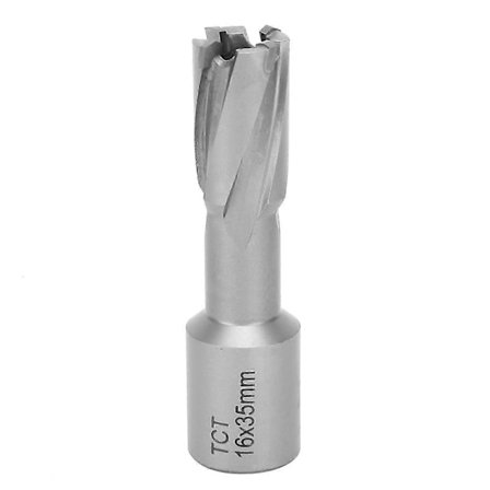 Hullåpner TCT Flat Shank Hollow Annular Core Drill Bit Cutter Tool Manual Hardware16x35mm LXM