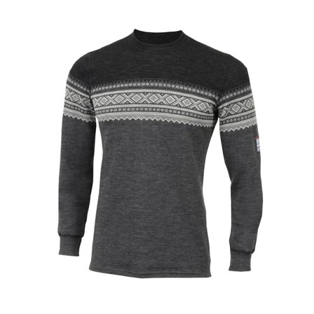 Aclima DesignWool Marius Crew Neck Man Men base layer tops Grey L