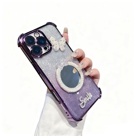 ING iPhone 15 Pro -puhelinkotelo meikkipeilillä